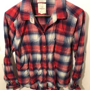 American Eagle Boyfriend Fit Flannel Large